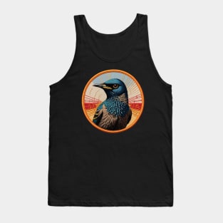 Juvenile Starling Embroidered Patch Tank Top